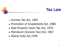 Promotion of investment act 1986. Ppt Income Tax Powerpoint Presentation Free Download Id 5118492