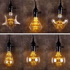 Vintage Fireworks Led Star Light Edison Bulb Style Lamp Home Decorative Rare Diy Filament Bulb Lamp Edison Light Bulbs Filament Bulb