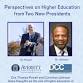 Perspectives on Higher Education from Two New event image