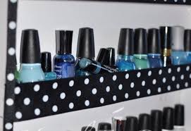 But if you are buying everything and don't have anything to work with, i think it would only cost about $3 to make it. Cardboard Diy Nail Polish Organizer
