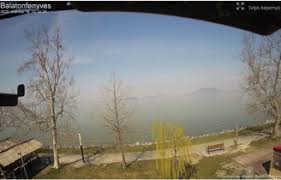 Features many residences for tourists. Webcam Balatonfenyves