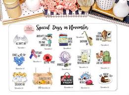 Special Days In November Wacky Holiday Stickers For By Stiandco Wacky Holidays Calendar Stickers Holiday Stickers
