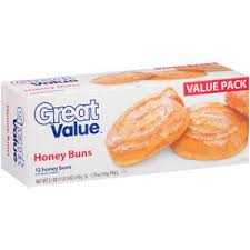 Great Value Honey Buns 21 Oz 12 Count Walmart Com Honey Buns Grocery Foods Snacks