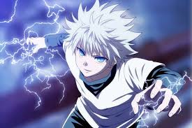 Looking for an anime where the main character has control of lightning or electricity powers. Killua Electricity Hunter Hunter Lightning Photos 18420station Gif Hunter Anime Anime Killua