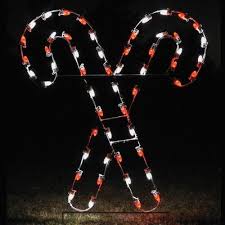 The Holiday Aisle Crossed Candy Canes Lighted Display Christmas Light Displays Outdoor Christmas Lights Christmas Lights