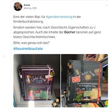 rosa hellblau falle posts facebook