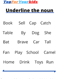 Best Noun Worksheet For Grade 1 Grade 2 Grade 3 Whith The Heip Of This Worksheets Students Can Learn Noun Easily In 2020 Nouns Worksheet 1st Grade Worksheets Nouns