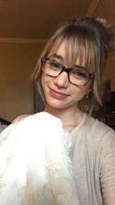 Straight Bangs Messy Bun Rainy Day Makeup Glasses Beauty And Fashion By Megan Thin Hair Bangs Long Hair With Bangs Layered Hair With Bangs