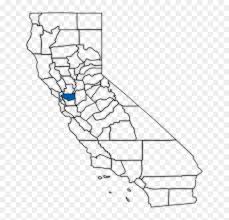A printable map of the united states. Contra Costa County Height 200px California County Map Blank Hd Png Download Vhv