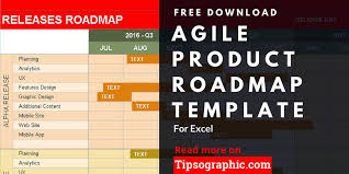 Subscribe to excel help desk. Agile Product Roadmap Template For Excel Free Download Tipsographic