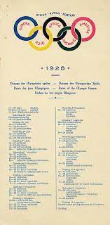 Dan wordt om 20.00 uur lokale tijd (13.00 nederlandse tijd) het olympisch vuur . File Prog1928 Jpg Wikipedia