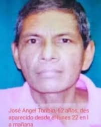 José Ángel de 62 años está extraviado Escriban aquí en los comentarios si  alguien lo ha visto. El señor Jose Toribio, reside en Alto Lindo, salío el  dia lunes 22 a hacer