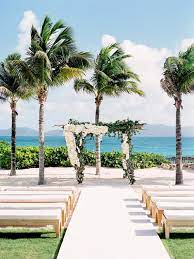Boho Chic Wedding On The Beaches Of Anguilla Wedding Venues Beach Beach Wedding Locations Beach Wedding Arch