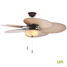 Home > all categories > lights & lighting > ceiling lights & fans >. Hampton Bay Havana 48 In Led Indoor Outdoor Natural Iron Ceiling Fan With Light Kit 51227 The Home Depot Ceiling Fan With Light Ceiling Fan Light Kit Ceiling Fan