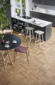 Ceramic tile for kitchen flooring. Wood Flooring In The Kitchen Tarkett