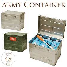 コンテナボックス シルバー 玄関 土間収納 収納 アイデア チャックボックス