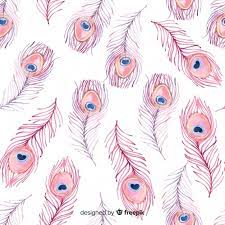 Download Free Lovely Watercolor Peacock Feather Pattern Svg Dxf Eps Png Download Free Svg Cut Files