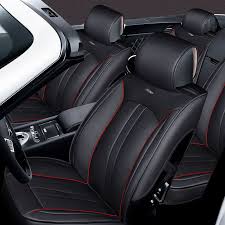 2017 Car Leather Car Seat Cover For Volkswagen Vw Passat B5 B6 Polo Golf Tiguan 5 6 7 Jetta Touran Touareg Sticker Accessories Cover Mobil