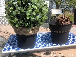 Pretty Up Your Plastic Pots The Creek Line House Plastic Plant Pots Plastic Pots Plastic Nursery Pots