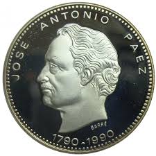 Moneda 500 Bolívares 1990 José Antonio Páez