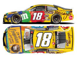 The joe gibbs racing #18 m&m's champion toyota camry was raced by kyle busch in the nascar cup, busch clash at daytona international speedway on. Kyle Busch 2021 M M S Messages Competitive Toyota Camry Nascar 2021 Elite Series Diecast Car Hobbysearch Diecast Car Store