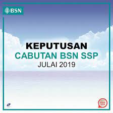 Selepas 45 hari dari tarikh akhir kelebihannya, sekiranya dalam tempoh 52 minggu tersebut kita bertuah dalam sebarang cabutan. Keputusan Ssp Bsn Julai 2019 Layanlah Berita Terkini Tips Berguna Maklumat