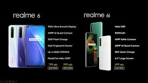 Realme 6i (eclipse black, 64 gb) features and specifications include 4 gb ram, 64 gb rom, 4300 mah battery, 48 mp back camera and 16 mp front camera. Realme Lanches Its All New Realme 6 And 6i