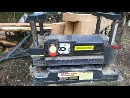 Harbor Freight Table Top Thickness Planer In Use Youtube Planer Table Top Planers