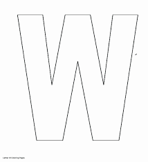 Letter People Coloring Pages Awesome Letter W Coloring Sheet Tulippaper Alphabet Letter Templates Lettering Alphabet Letter A Crafts