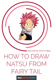 But he really only has that lil spike like before fights or something and after stuff goes down it just kinda falls. How To Draw Natsu From Fairy Tail Really Easy Drawing Tutorial