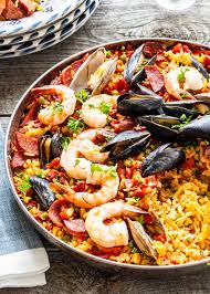 Seafood Paella Recipe Simplyrecipes Com Recipe Paella Recipe Seafood Paella Recipe Seafood Paella