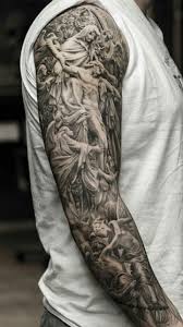 Top 33 Best Sleeve Tattoos For Men Tattoovorlagen24 Christian Sleeve Tattoo Tattoos For Guys Badass Sleeve Tattoos