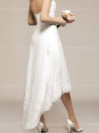 Lace High Low Plus Size Wedding Dress Ps025 Wedding Dresses High Low Short Wedding Dress Wedding Dresses Strapless