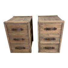 Shop for filing cabinet hardware online at target. New Restoration Hardware Skeleton Side Tables Nightstands A Pair Original Price 1 420 Design Plus Gallery