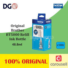 This printer features easy refill printer ink tank technology download the latest version of the brother dcp t500w printer driver for your computer's operating system. Original Brother Bt5000 Refill Ink Bottle Combo Set Dcp T300 Dcp T500w Dcp T700w Dcp T800w Mfc T800w Cyan Electronics Computers Others On Carousell