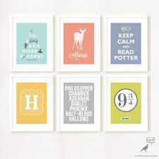 Harry Potter 6 Poster Set Harry Potter Quotes By Wordbirdshop 47 00 Harry Potter Wall Art Harry Potter Poster Harry Potter Wall