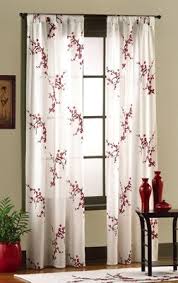 Asian Bedroom Cherry Blossom Tab Top Drapes Like The Green Walls With The Drapes Asian Bedroom Asian Home Decor Home Decor