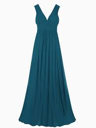 Tag größe 10 alle messungen, die flach durchgeführt. Brautjungfernkleider Hochzeit Abendkleid Tiefer V Ausschnitt Lang Pastell Rosa Chiffon