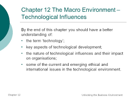 Chapter 12 The Macro Environment Technological Influences Ppt Video Online Download