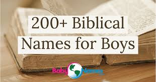 Search for hundreds more names right here. 200 Biblical Names For Boys Babynames Com