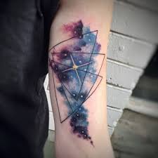 Rip In The Space Time Continuum Galaxy Tattoo Geometric Tattoo Tattoos