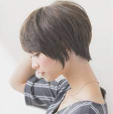 横顔きれい は女性をかわいくする ショートのヘアスタイル ショート 前髪 ヘアスタイル