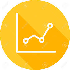 Line Graph Chart Statistics Icon Image