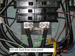 Now i recognize that not all of these circuits will ever be at because if you had a sub panel that is fed by a 20a 240/120v circuit (not that you'd ever have a sub. Sub Panel Tie In Electrical Inspections Internachi Forum
