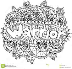 The sea king's daughter coloring book: Warrior Word Coloring Page Coloring Data Large