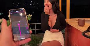 The couple decided to have fun in a restaurant and the chick stuck a  vibrator in herself