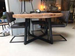 mango tafel industrieel rond tafel industrieel ronde eettafel eettafel