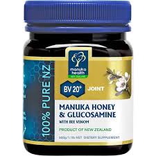 manuka health manuka honey with glucosamine bee venom