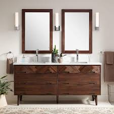 72 inch double sink bathroom vanity top only. Signature Hardware 447100 Danenberg 72 Wood Build Com