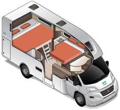 Alpine 4 Night Layout King Bed Motorhome Hire Campervan Hire New Zealand Campervan